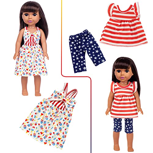 10 Sets 14.5 Inch Doll Clothes and Party Dress Y302023