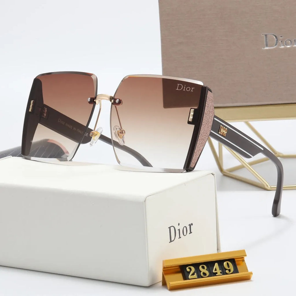 Frameless Square Polarized Sunglasses O267