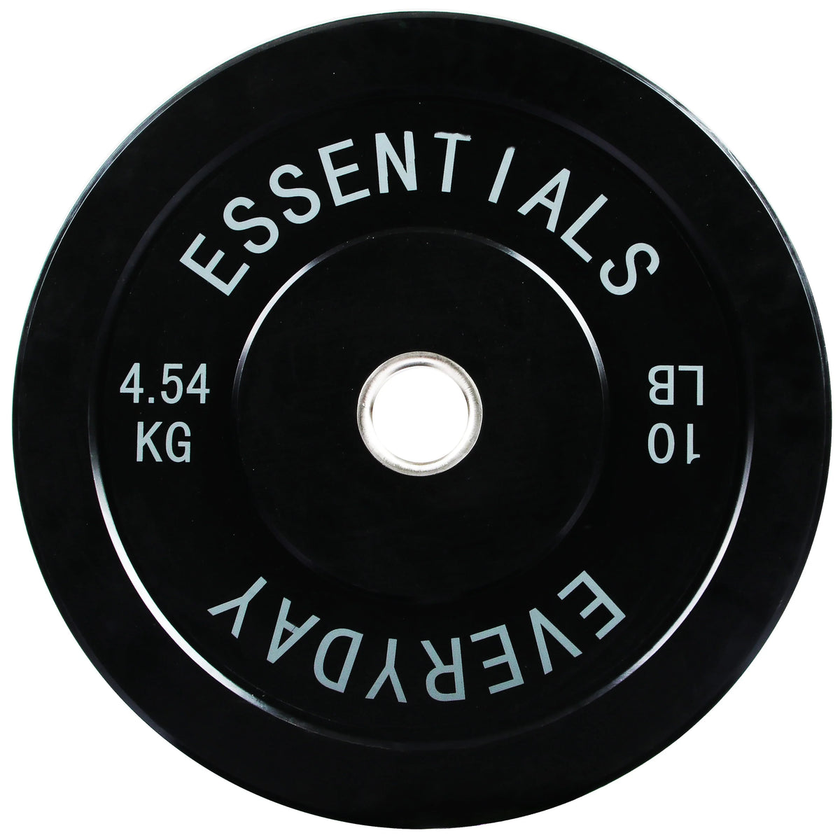 Black 10 lbs Olympic Bumper Plate with Steel Hub D15831