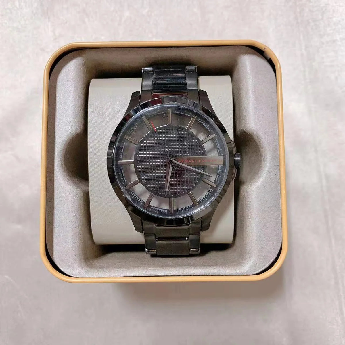 Black Stainless Steel Mens Watch D321