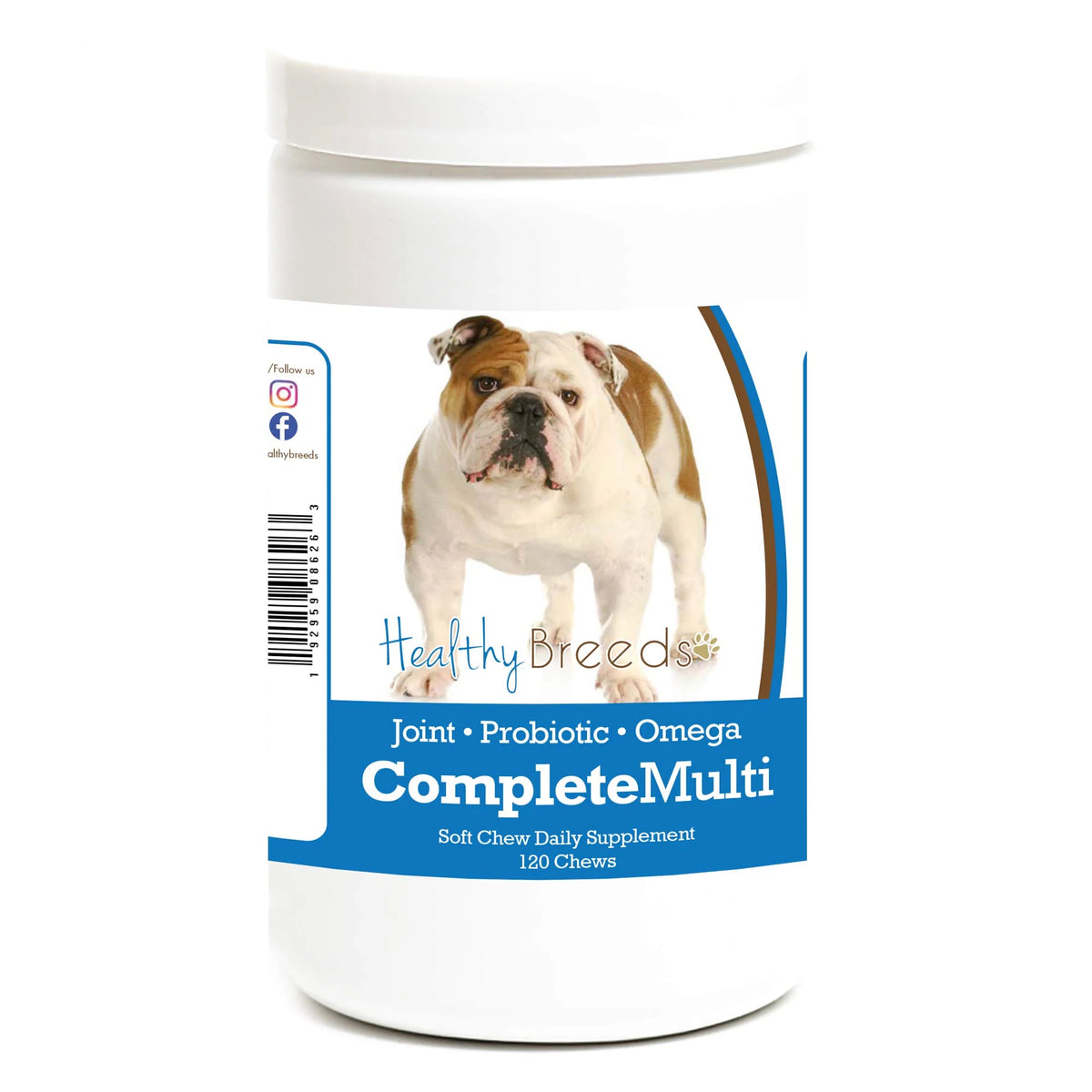 Bulldog Multivitamin Soft Chew 120 Count P6219