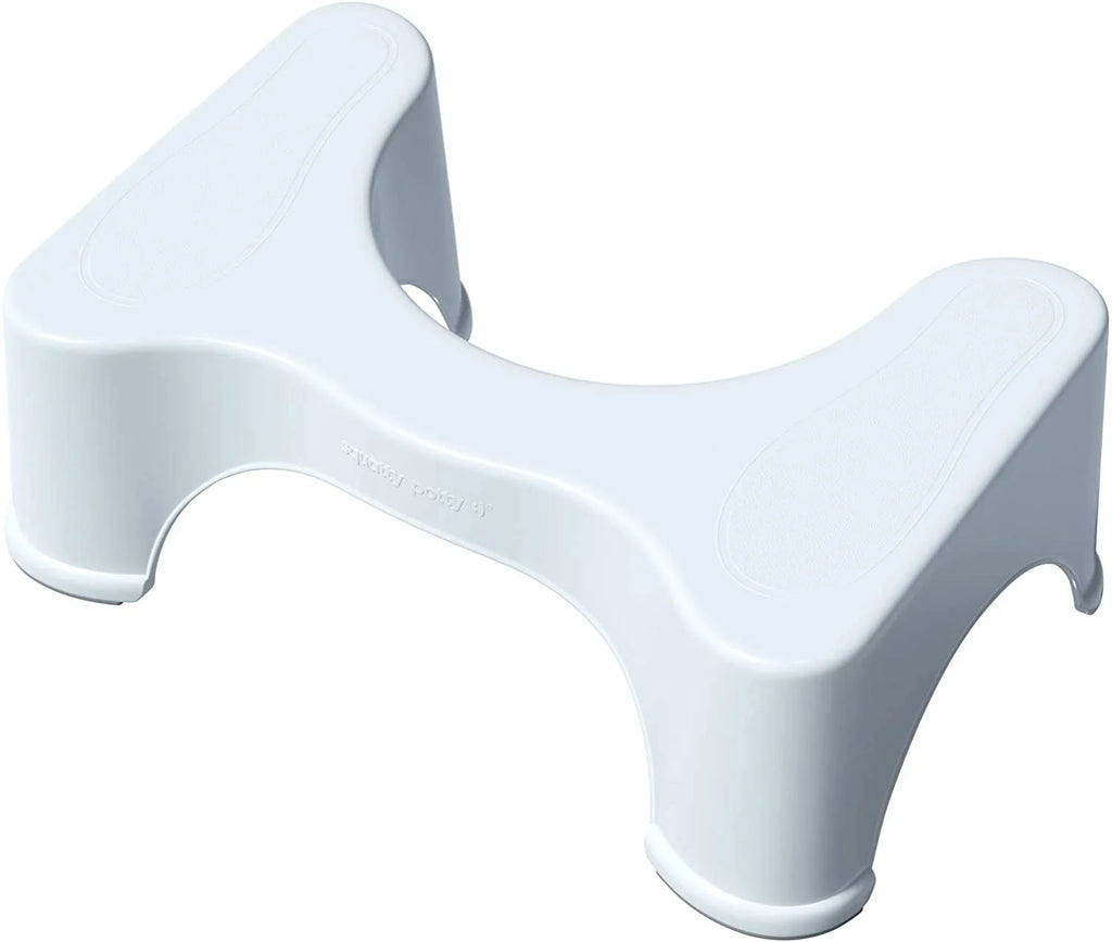 7 Inch White Toilet Stool D8020