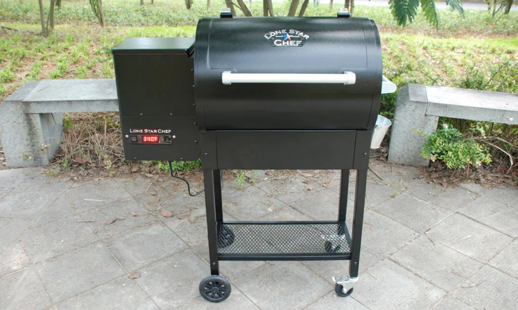 510 square inch Pellet Grill with Side Shelf B592398