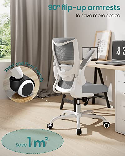 Black Ergonomic Mesh Office Chair with Lumbar Support A569