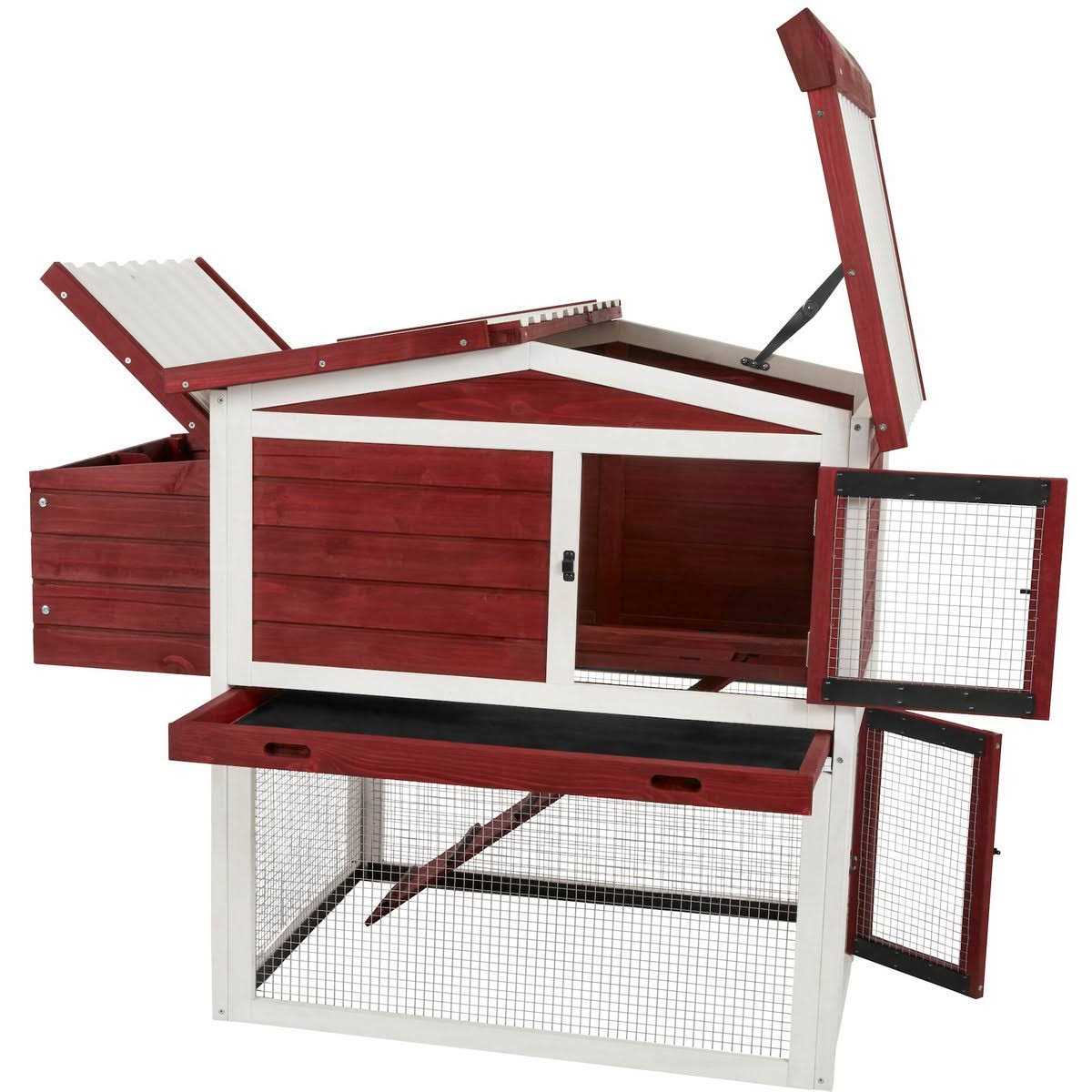 Wooden Outdoor Chicken Coop Y8364
