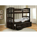 Twin Over Twin Bunk Bed D154