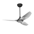 52 Ceiling Fan with Brushed Aluminum Blades and Black Finish H730502
