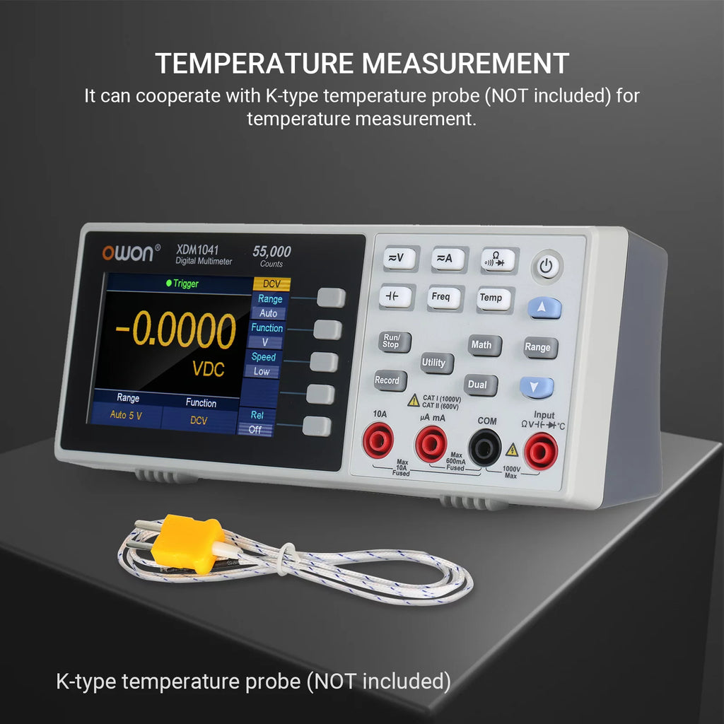 55,000 Counts Digital Multimeter with 3.7-inch TFT LCD Screen Q815345