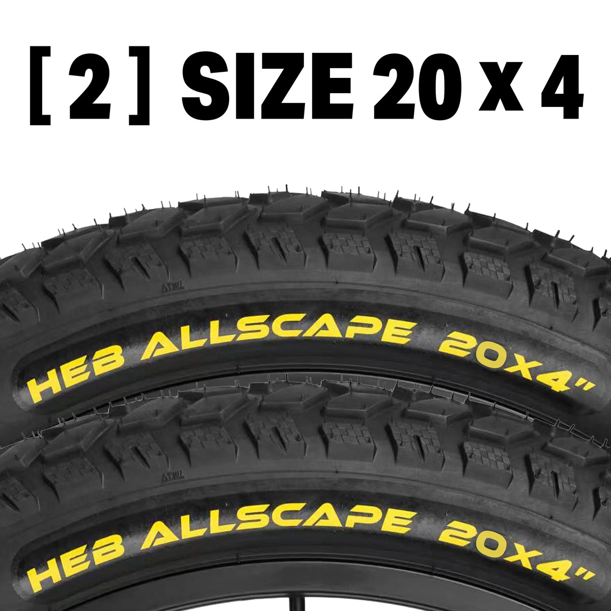 20x4 Fat Tires and Tubes 2 Pack U9547