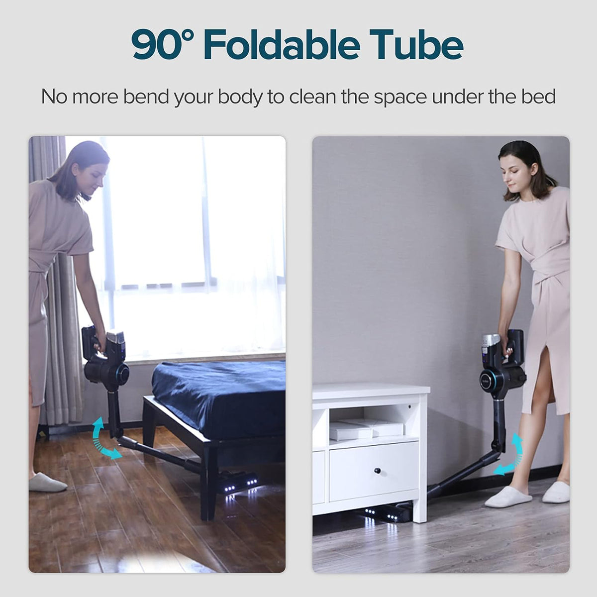 Foldable Cordless 3 in 1 Stick Vacuum Cleaner 23Kpa 60 mins E414976