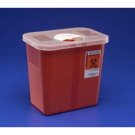 3 Gallon Sharps Container with Hinged Lid QTY 10 R410