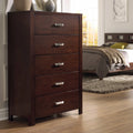Five Drawer Chest in Chocolate Brown I31140
