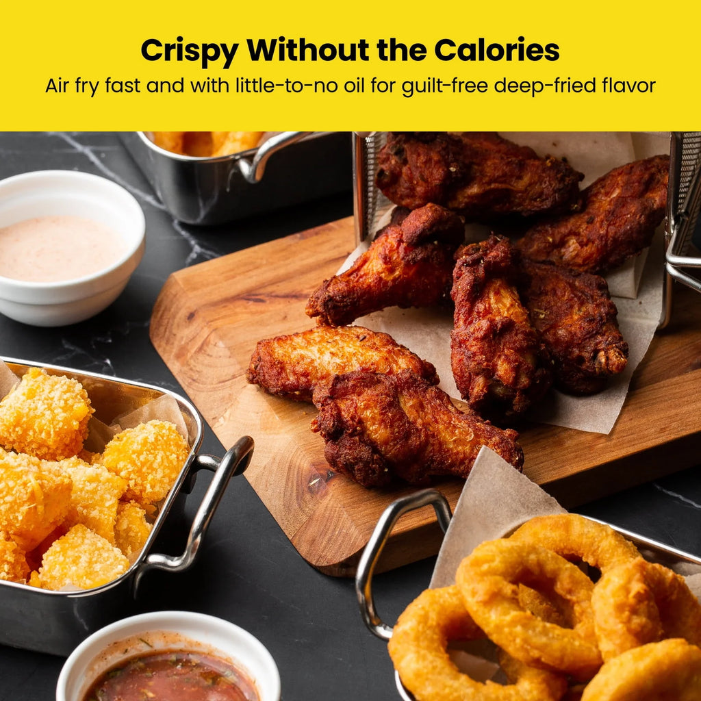 10 Qt. Digital Air Fryer+ Rotisserie, Black N286
