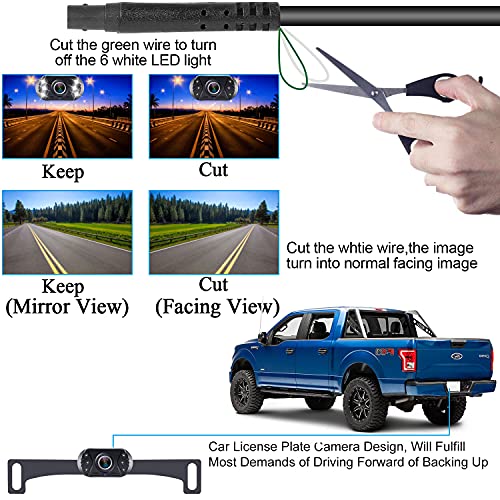 HD 1080P Waterproof Rear View Camera with Monitor V175