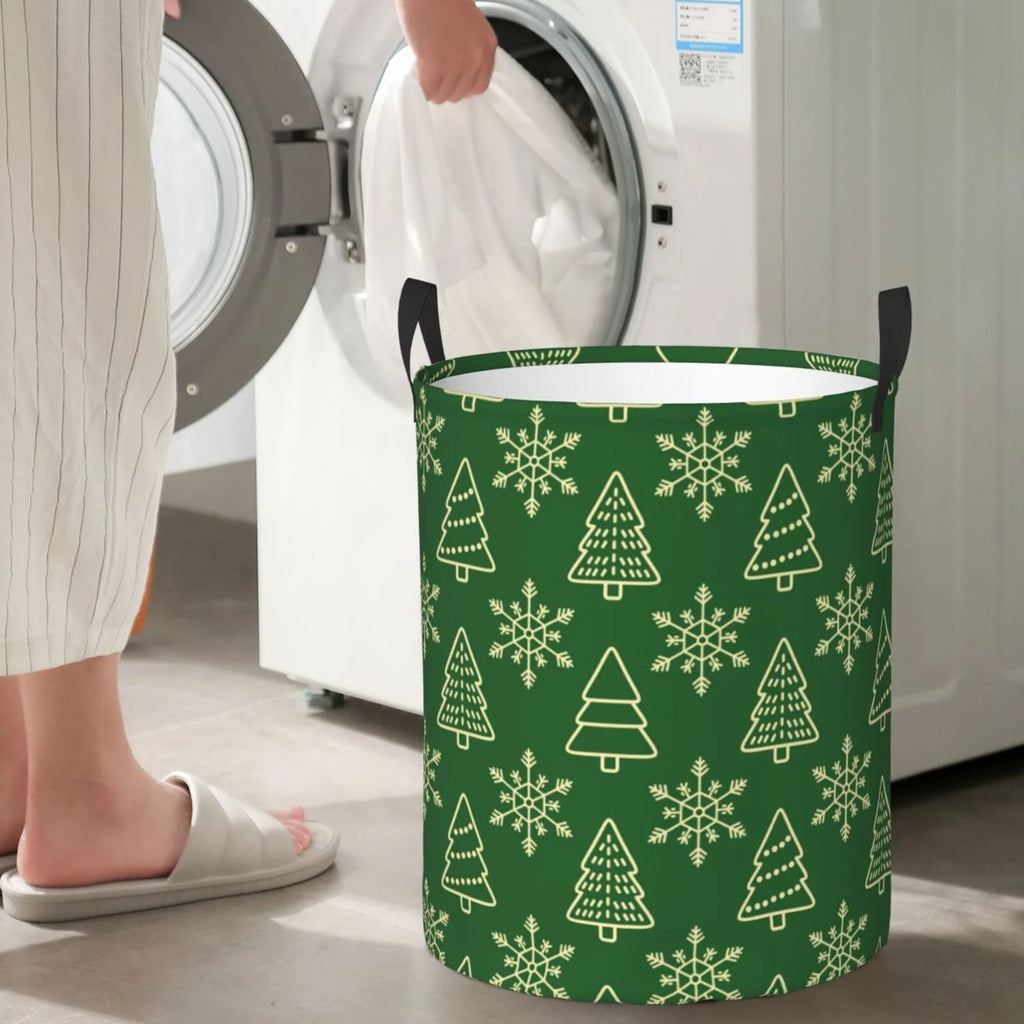 Waterproof Foldable Laundry Hamper with Handles T6136