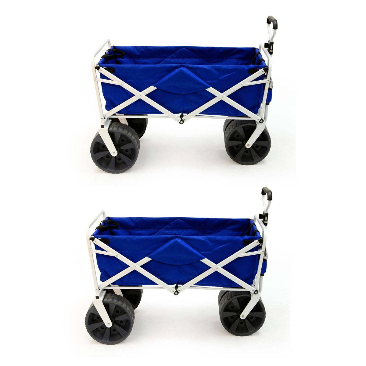 Collapsible Folding All Terrain Utility Wagon Cart 2 Pack X6815