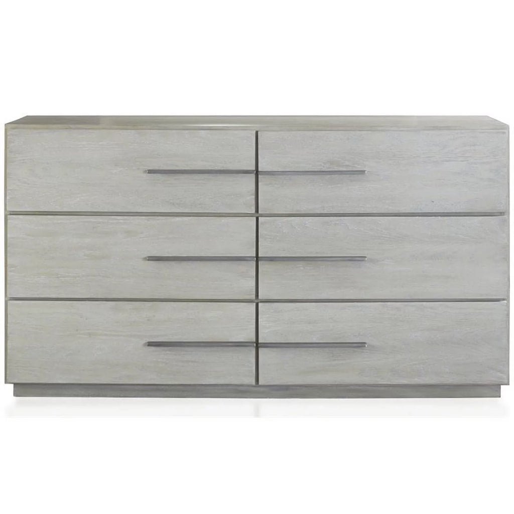 6 Drawer Cotton Gray Dresser Y75526