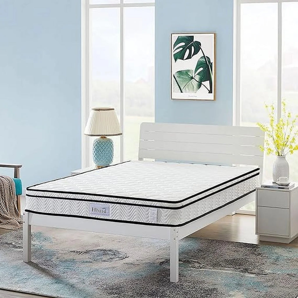 Queen 10 Inch Medium Firm Hybrid Mattress M8844