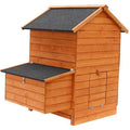 Wooden Chicken Coop with Nesting Box and Removable Tray R478