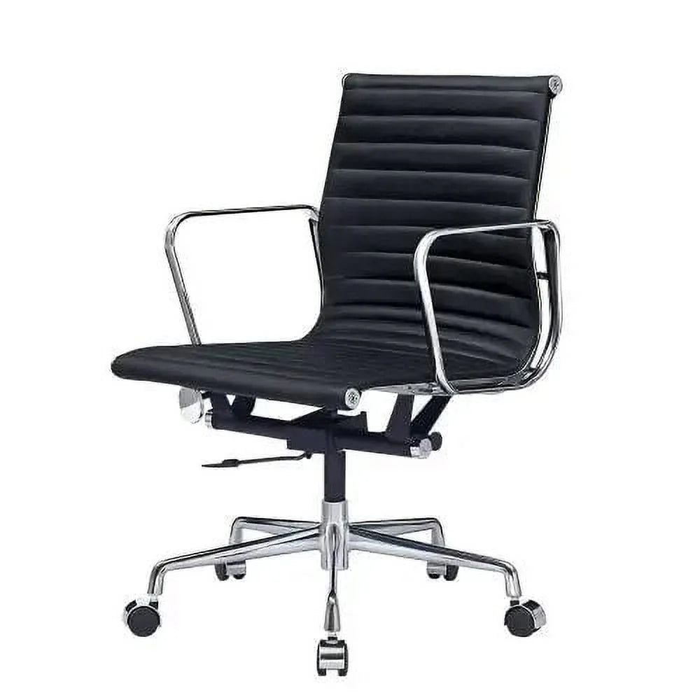 Genuine Leather Swivel Office Chair J908