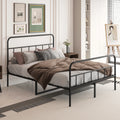 Metal Platform Bed Frame with Headboard Full Size T948