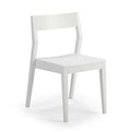 White Wooden Dining Chair O641