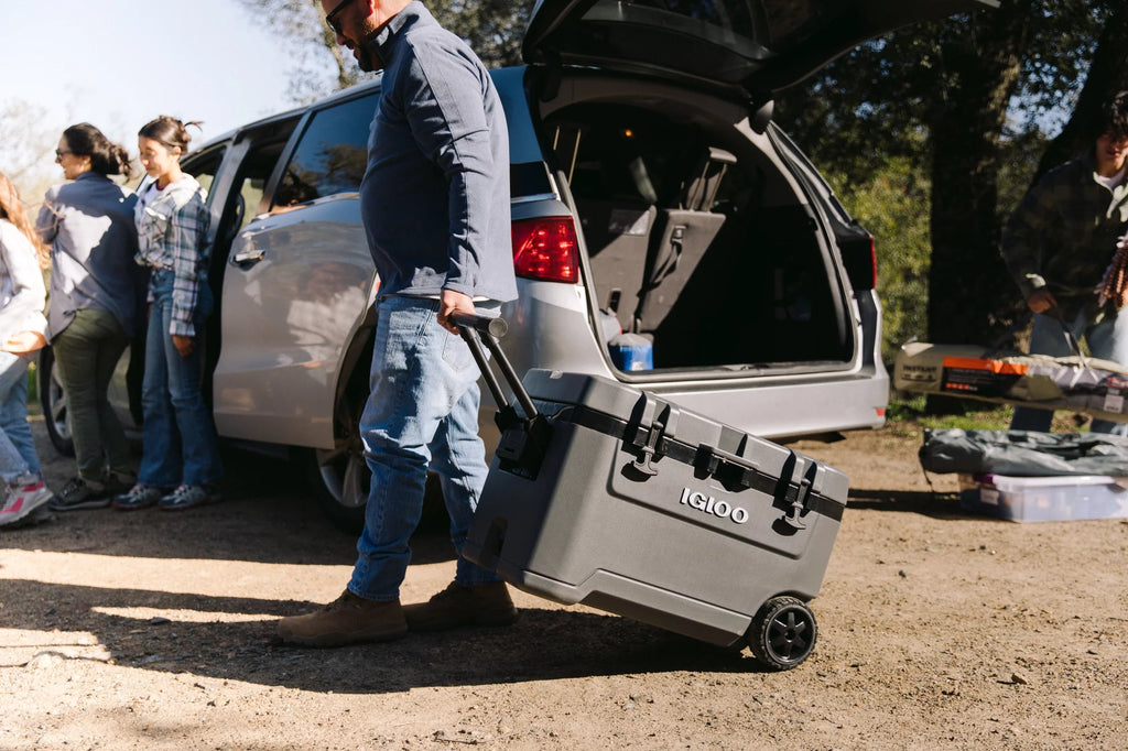 72 Quart Wheeled Ice Chest Cooler Y595