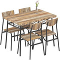 6 Piece Dining Table Set with 4 Chairs and Bench D35854