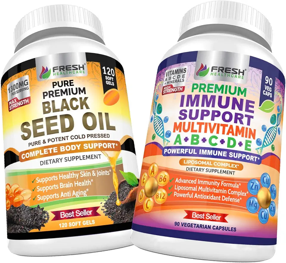 Black Seed Oil and Multivitamin Bundle O352