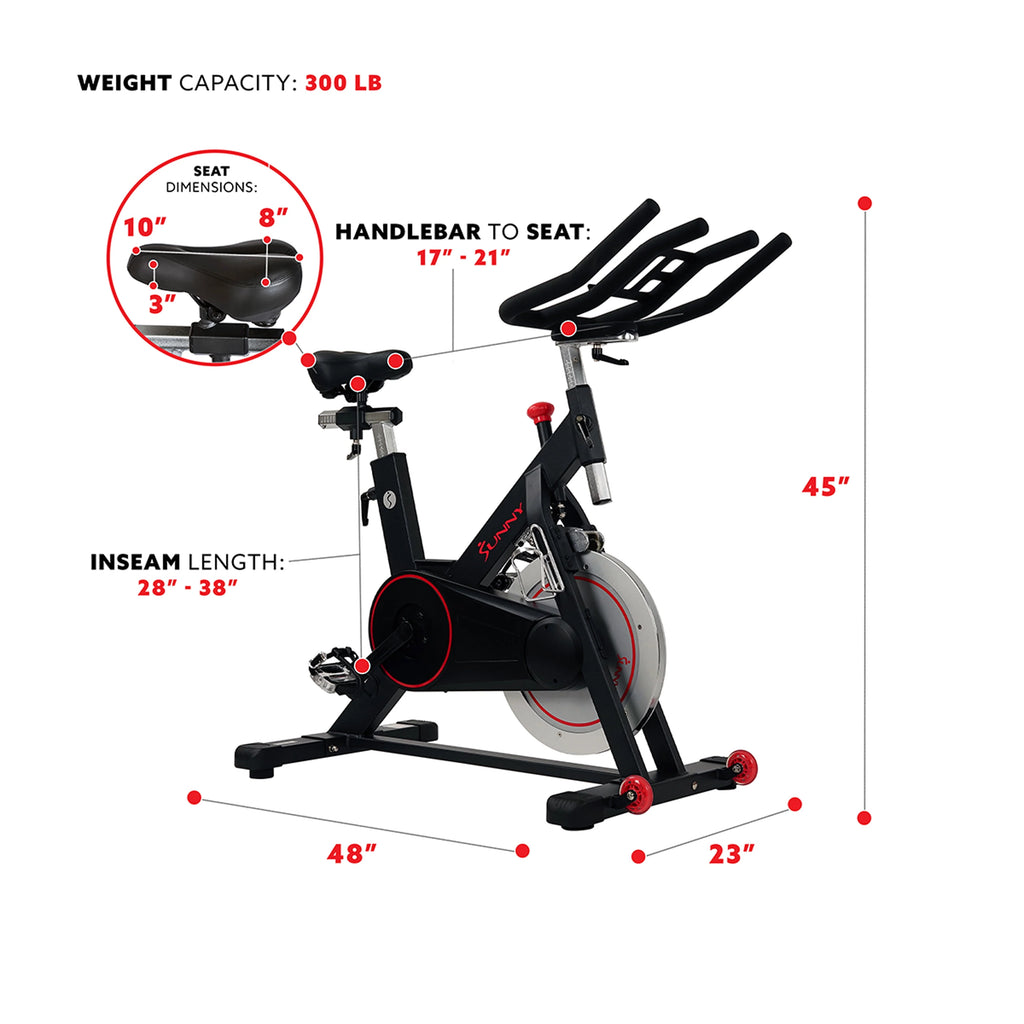 Magnetic Belt Drive Indoor Stationary Exercise Bike M5939
