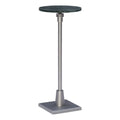 Adjustable Metal and Green Marble Accent Table O320030