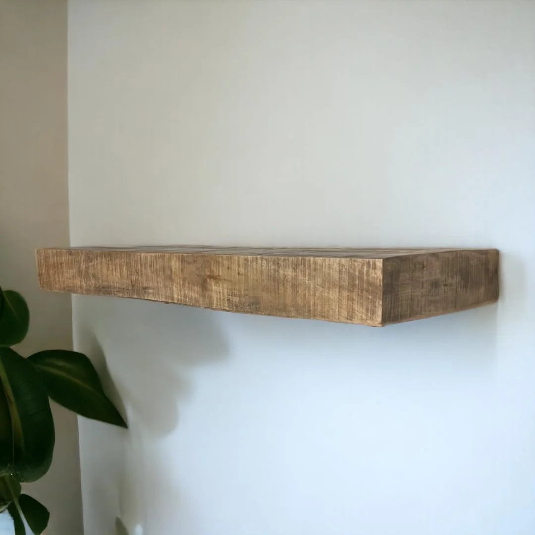 Mango Wood Wall Mounted Shelf T562180