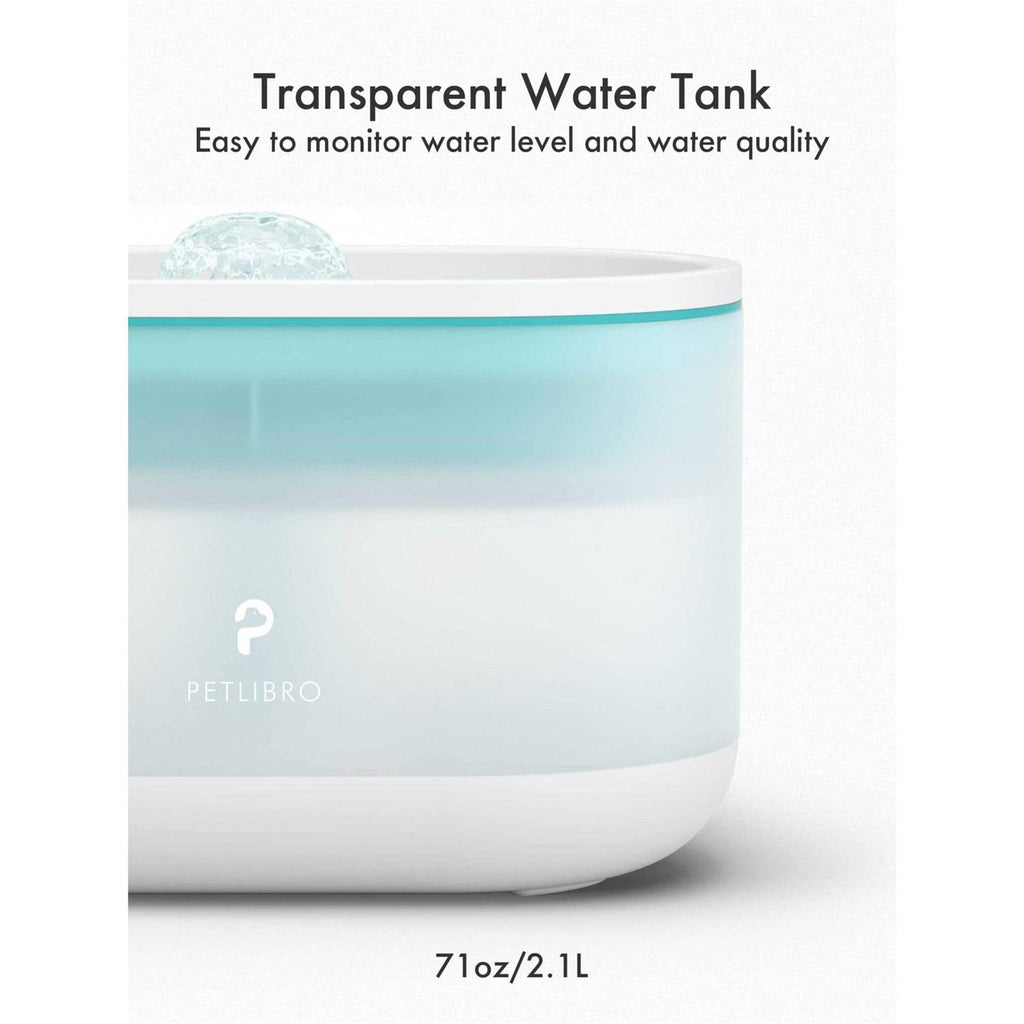 Cat Water Fountain 71oz 2.1L Ultra Quiet Q670067
