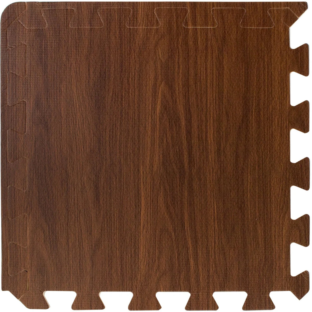 Wood Grain Interlocking Foam Floor Mats 12 x 12 Tiles I219626