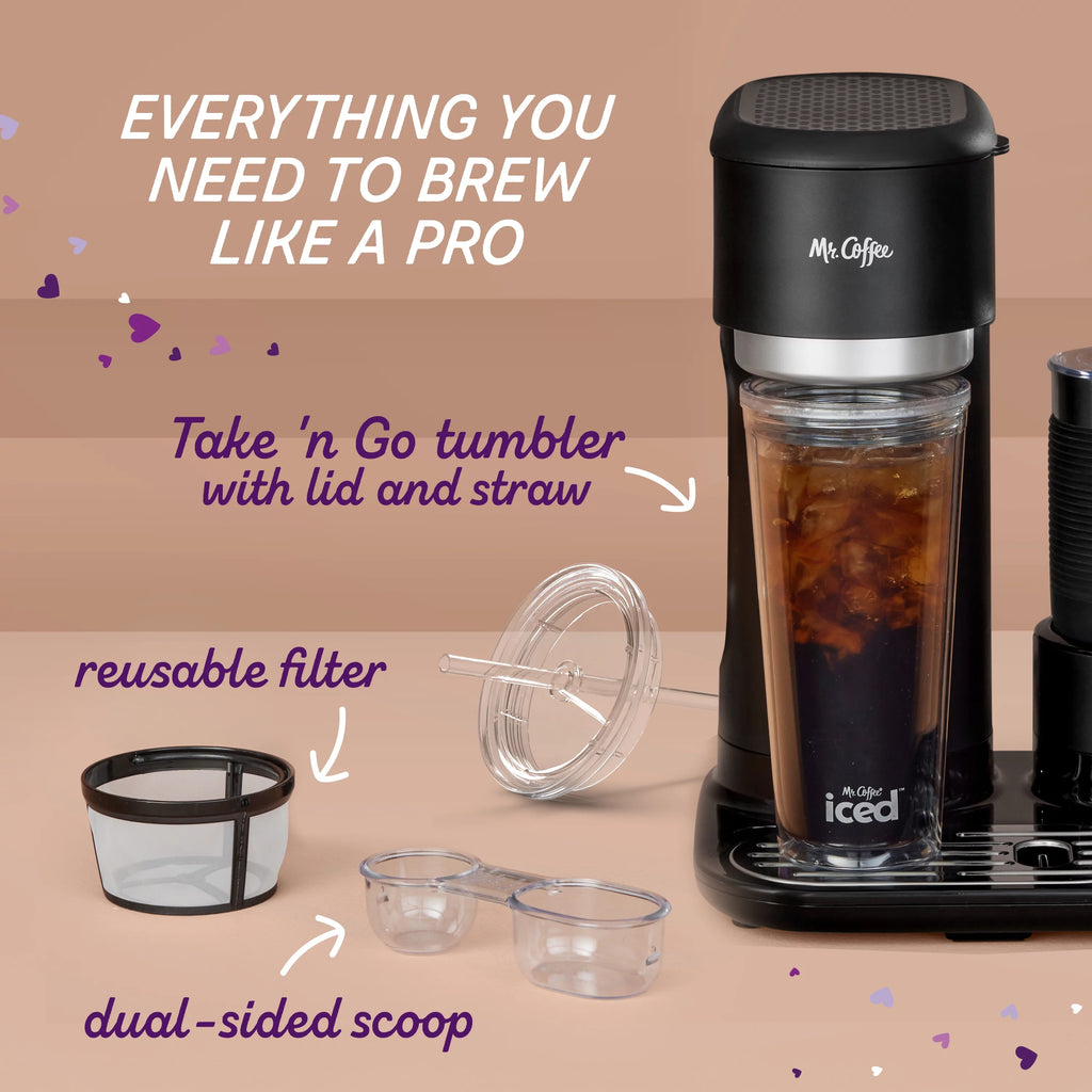 4-in-1 Single-Serve Latte and Hot Coffee Maker Y19862