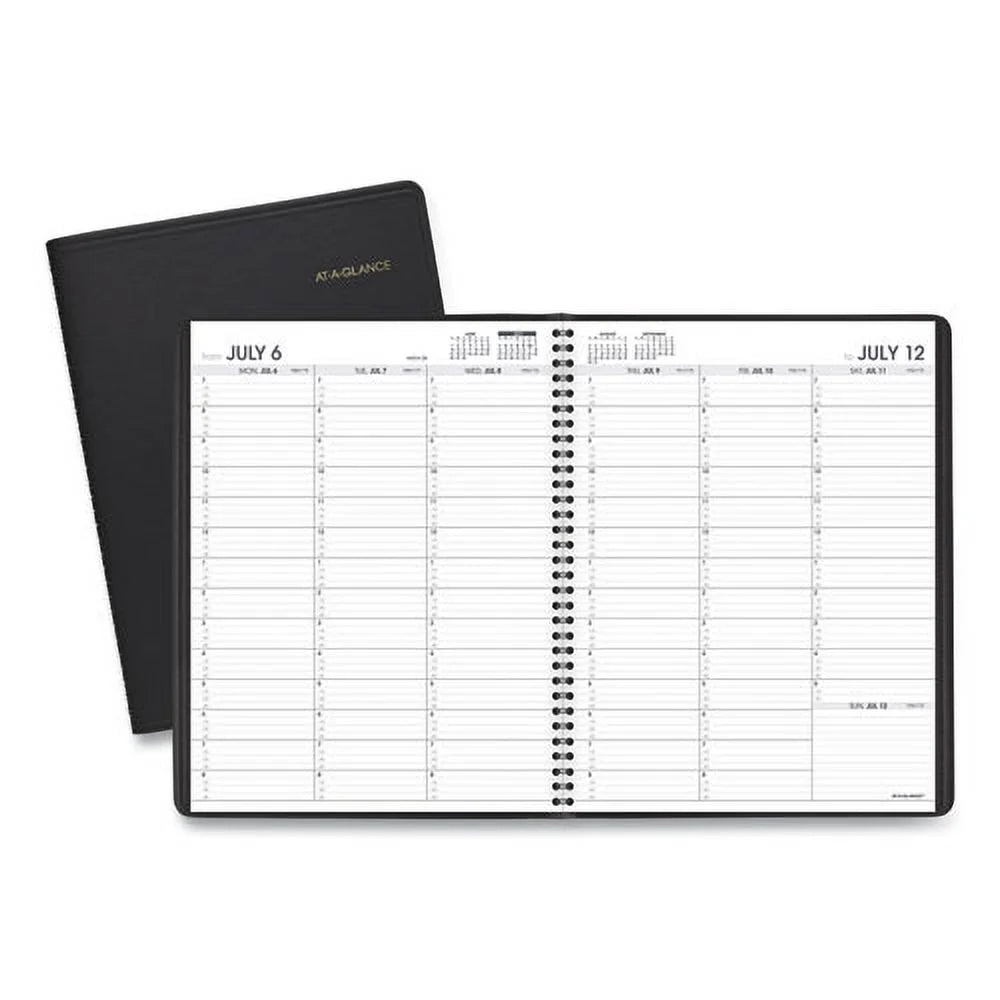 Black 14-Month Weekly Appointment Book H142932