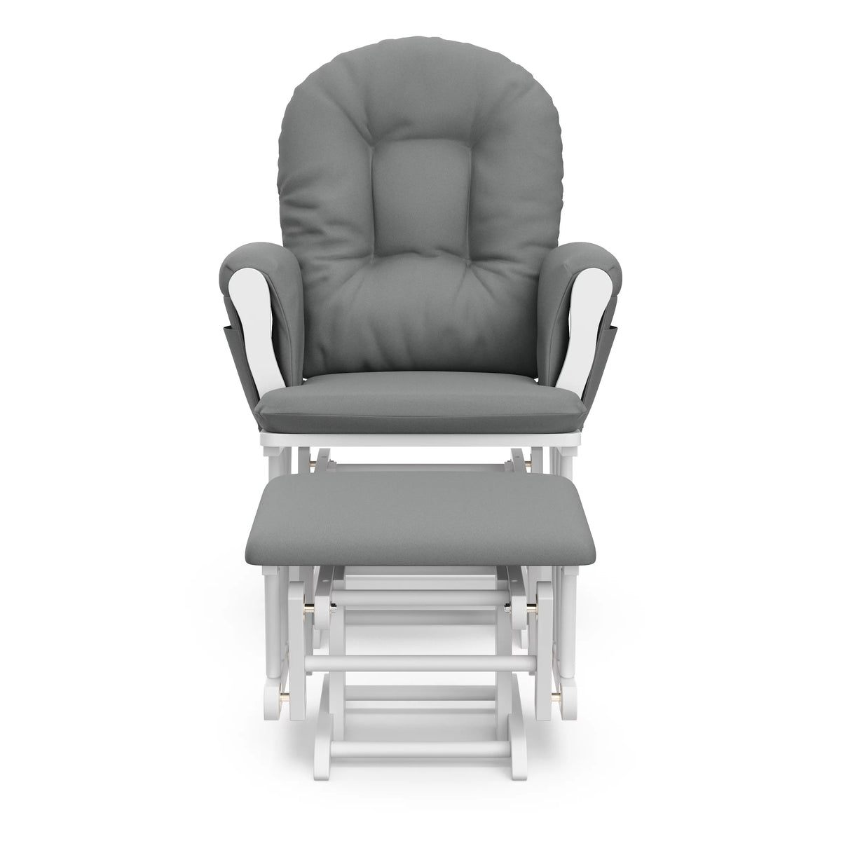 White Glider and Ottoman V10019