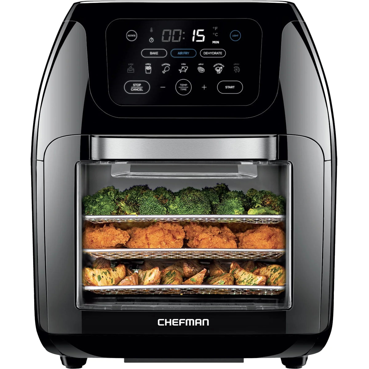 10 Qt. Digital Air Fryer+ Rotisserie, Black N286