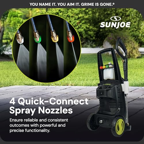 Electric Pressure Power Washer, 2030 PSI, 1.2 GPM, Dual Soap Tanks J388
