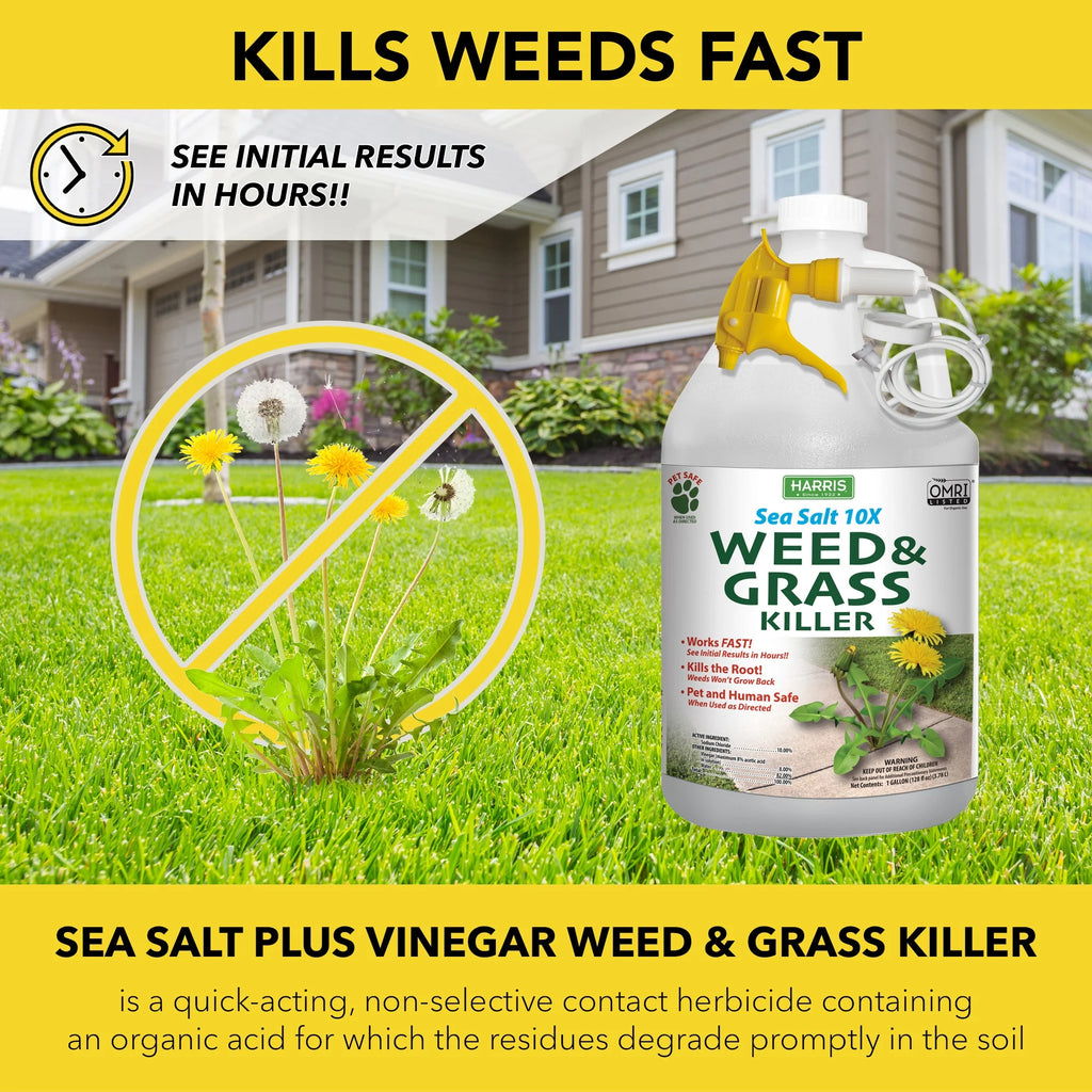 Sea Salt Weed & Grass Killer 128 oz V649