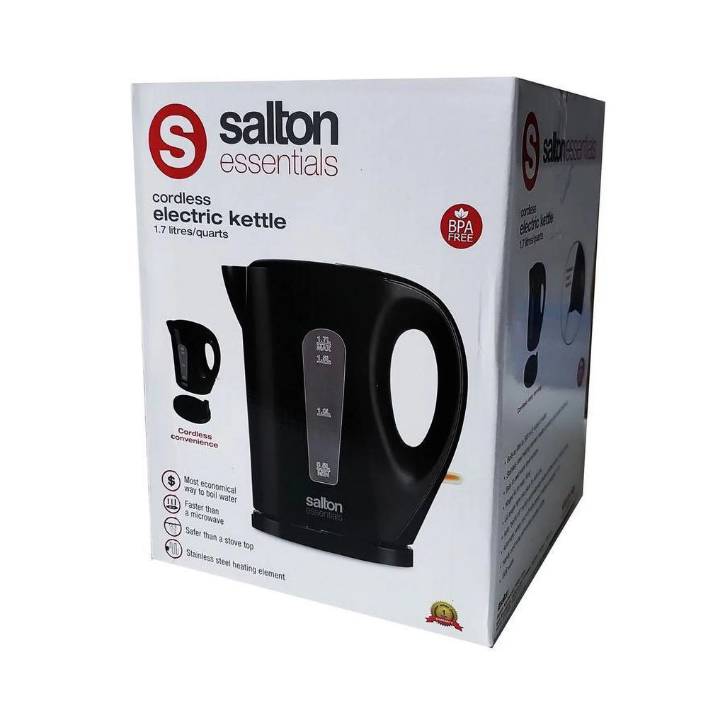 Cordless Electric Kettle, 1.7 Liter, Black K204