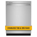 Fingerprint Resistant Stainless Steel Built-In Dishwasher with Third Level Rack U2392