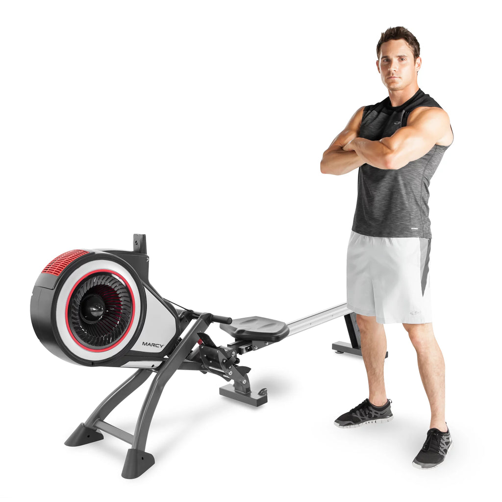 Foldable Rowing Machine with 8 Resistance Setting A4876