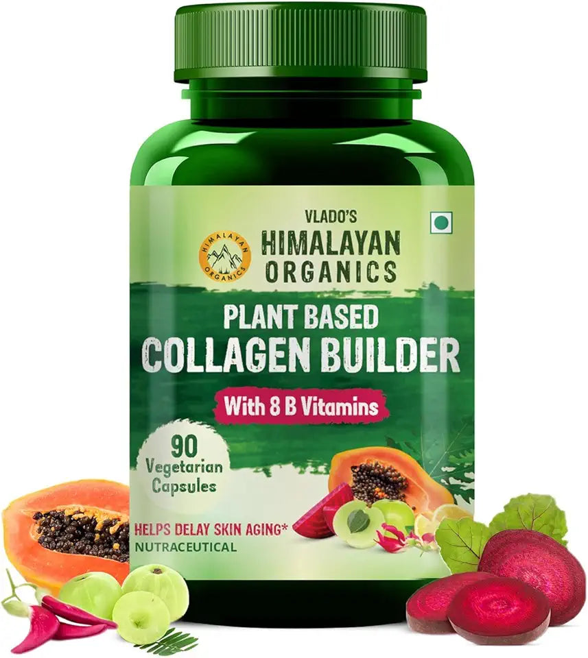 Plant Based Collagen Builder with 8 B Vitamins 90 Capsules L5288