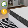 Memory Foam Narrow Twin Mattress in White G8241