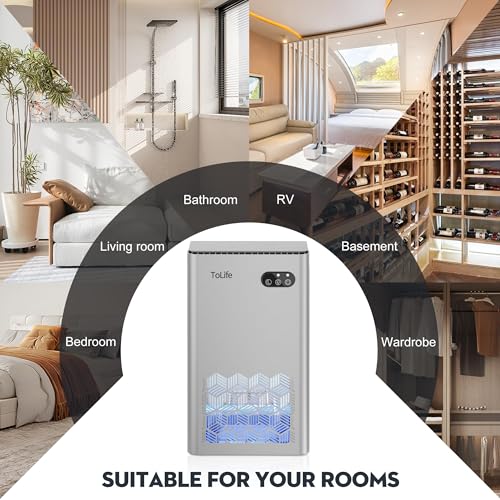 Black Dehumidifier with Auto Shut Off O671