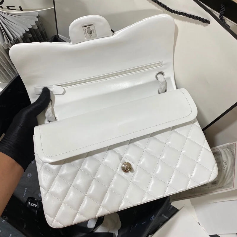 White Large Classic Handbag H5231