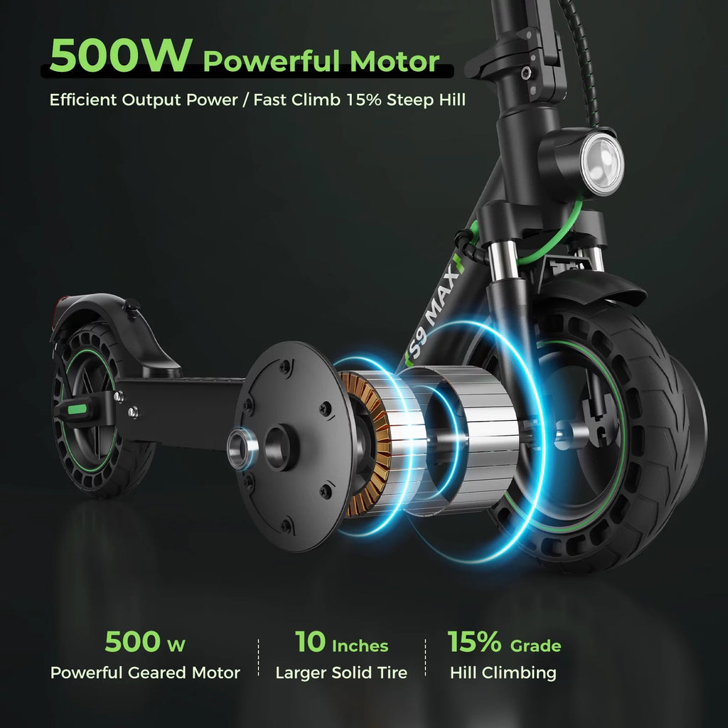 500W Electric Scooter with 10-inch Honeycomb Tires G639705