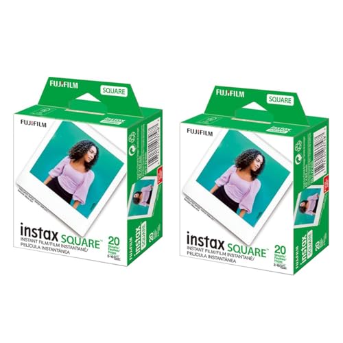 2 Pack Instant Color Film 40 Exposures White Frame U82346