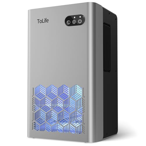 Black Dehumidifier with Auto Shut Off O671